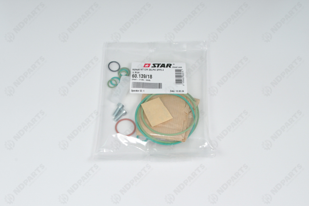 Ремкомплект ТНВД DFP3.4 / SD-60.139/18 (ан. 7135-559)