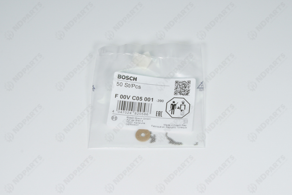 Шарик клапана форсунки BOSCH / F00VC05001 